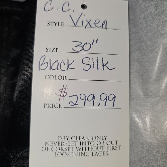 NEW! Black handmade USA Steel boned Corset XL - Picture 5 of 12